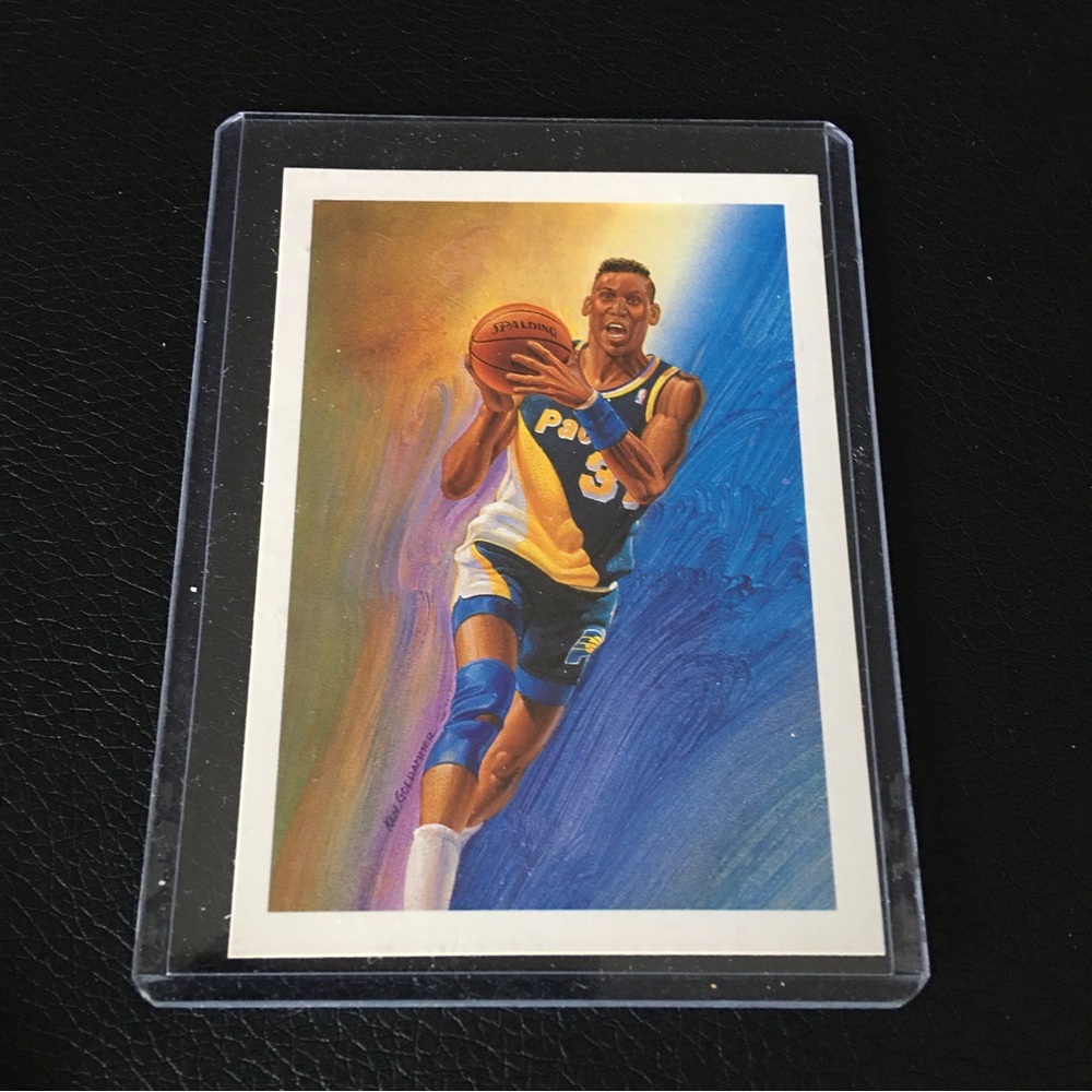 NBA HOOPS #365 REGGIE MILLER CARD (1990) MINT
